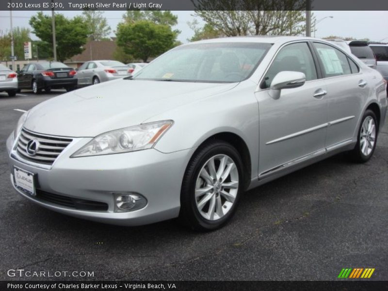 Tungsten Silver Pearl / Light Gray 2010 Lexus ES 350