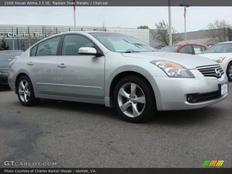 Radiant Silver Metallic / Charcoal 2008 Nissan Altima 3.5 SE
