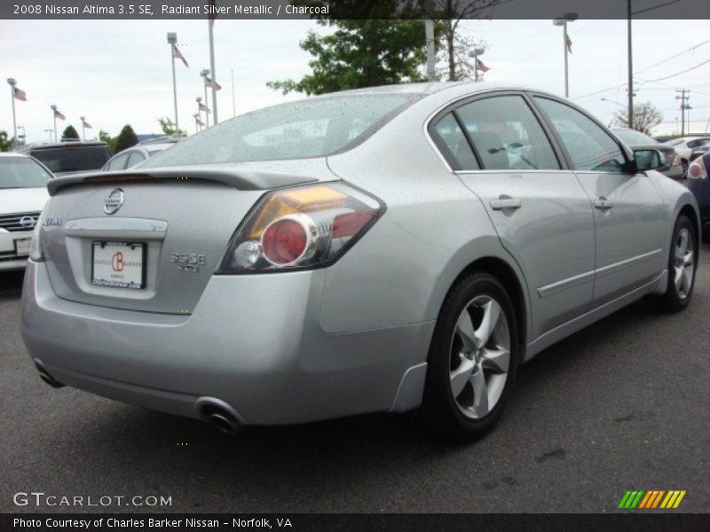 Radiant Silver Metallic / Charcoal 2008 Nissan Altima 3.5 SE