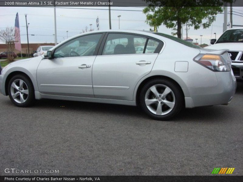 Radiant Silver Metallic / Charcoal 2008 Nissan Altima 3.5 SE