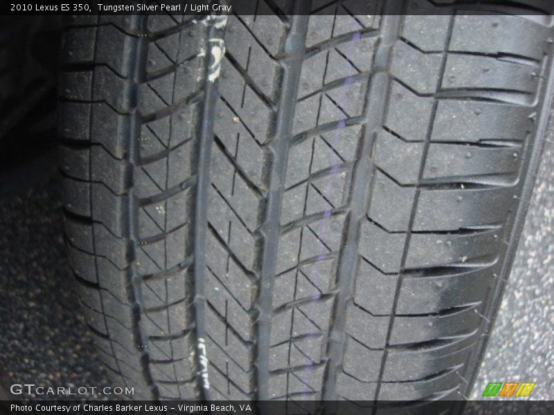Tungsten Silver Pearl / Light Gray 2010 Lexus ES 350