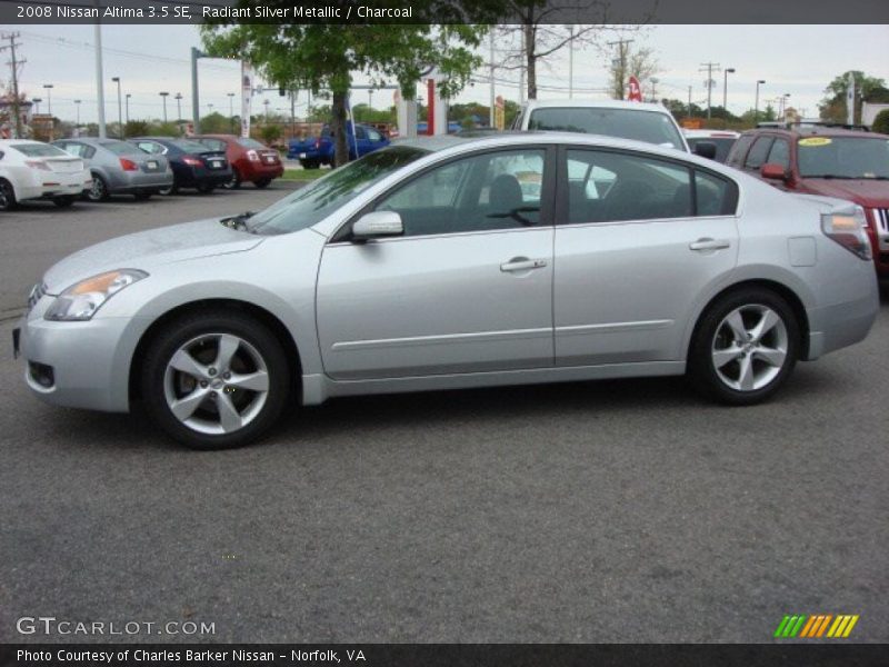 Radiant Silver Metallic / Charcoal 2008 Nissan Altima 3.5 SE