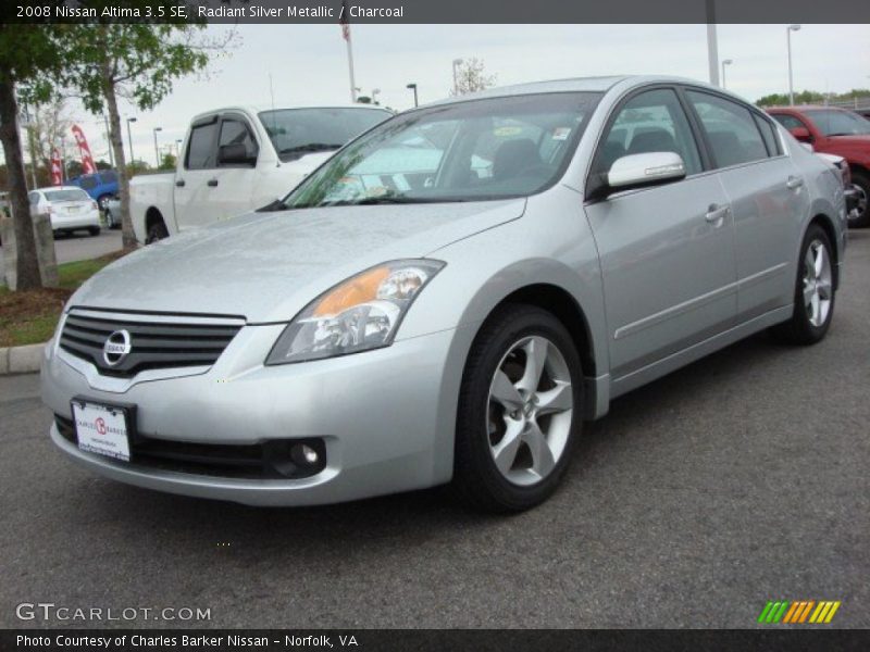 Radiant Silver Metallic / Charcoal 2008 Nissan Altima 3.5 SE