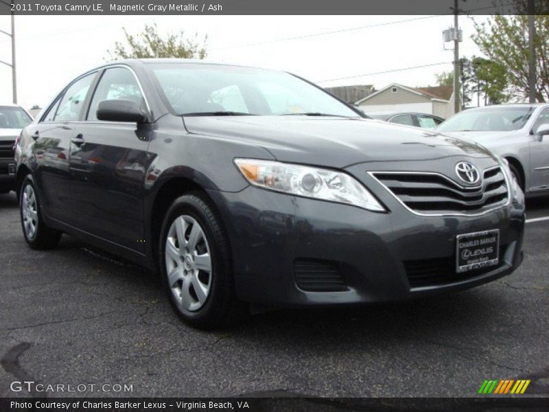 Magnetic Gray Metallic / Ash 2011 Toyota Camry LE