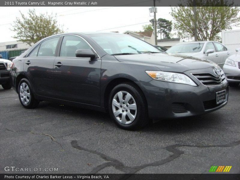 Magnetic Gray Metallic / Ash 2011 Toyota Camry LE