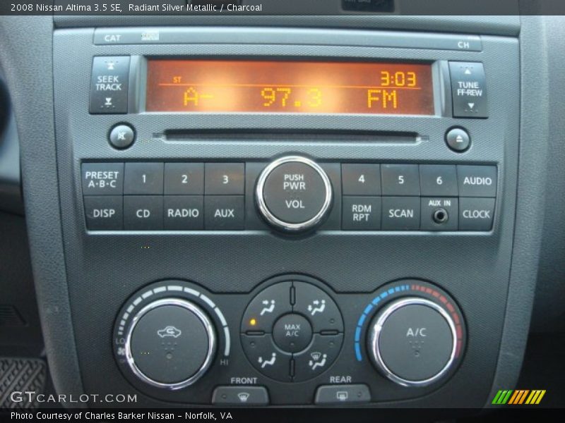 Radiant Silver Metallic / Charcoal 2008 Nissan Altima 3.5 SE