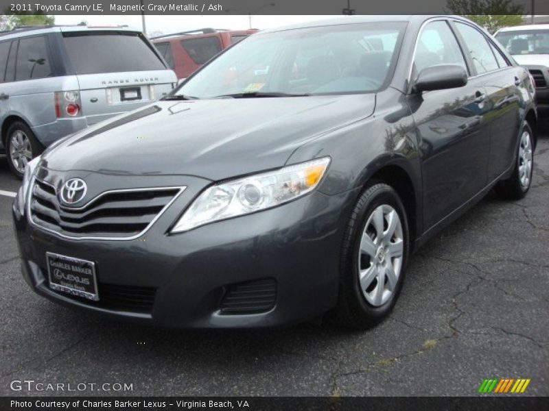 Magnetic Gray Metallic / Ash 2011 Toyota Camry LE