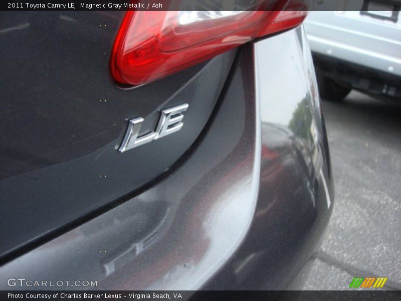 Magnetic Gray Metallic / Ash 2011 Toyota Camry LE