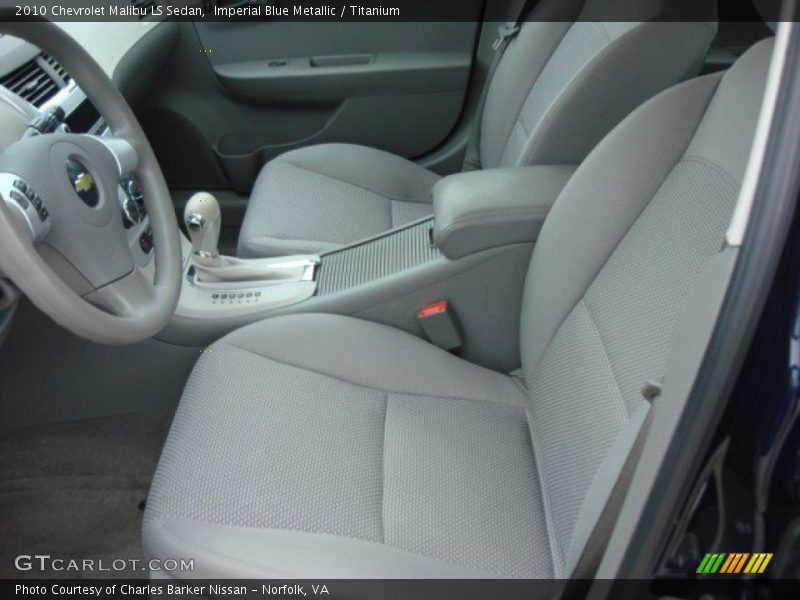 Imperial Blue Metallic / Titanium 2010 Chevrolet Malibu LS Sedan