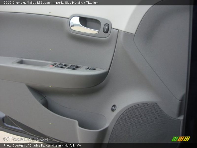 Imperial Blue Metallic / Titanium 2010 Chevrolet Malibu LS Sedan