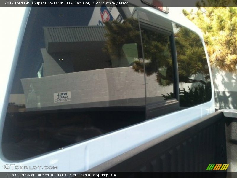 Oxford White / Black 2012 Ford F450 Super Duty Lariat Crew Cab 4x4
