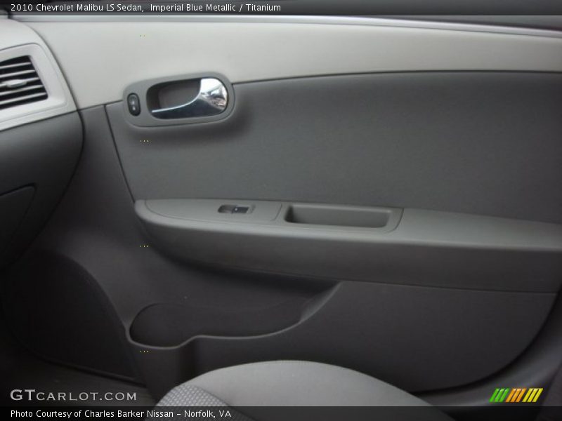 Imperial Blue Metallic / Titanium 2010 Chevrolet Malibu LS Sedan