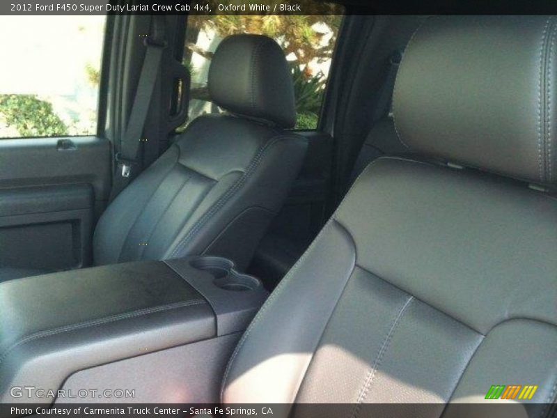 Oxford White / Black 2012 Ford F450 Super Duty Lariat Crew Cab 4x4