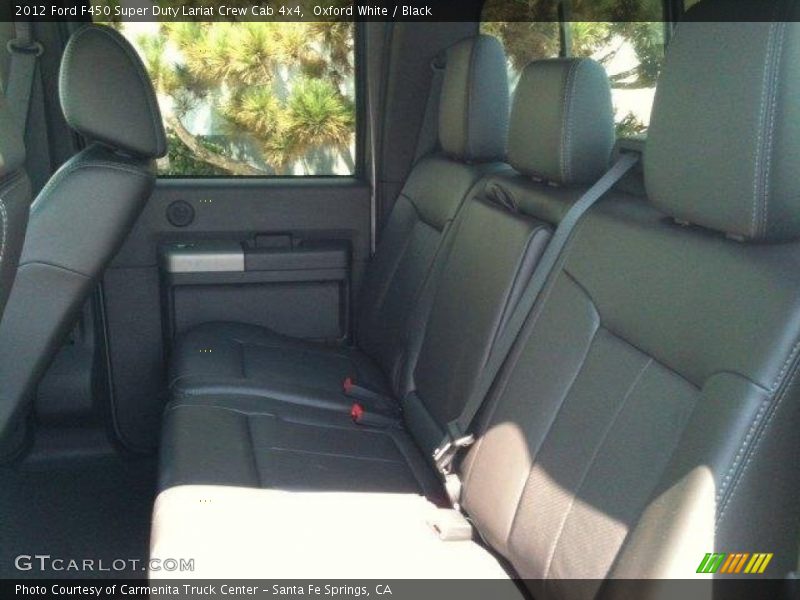 Oxford White / Black 2012 Ford F450 Super Duty Lariat Crew Cab 4x4