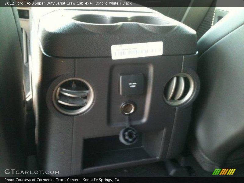 Oxford White / Black 2012 Ford F450 Super Duty Lariat Crew Cab 4x4