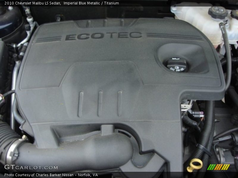 Imperial Blue Metallic / Titanium 2010 Chevrolet Malibu LS Sedan