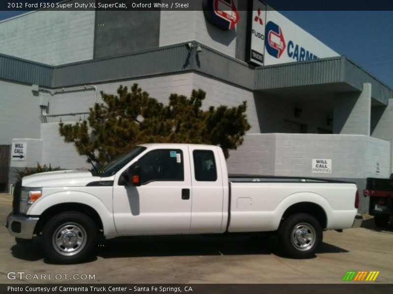 Oxford White / Steel 2012 Ford F350 Super Duty XL SuperCab