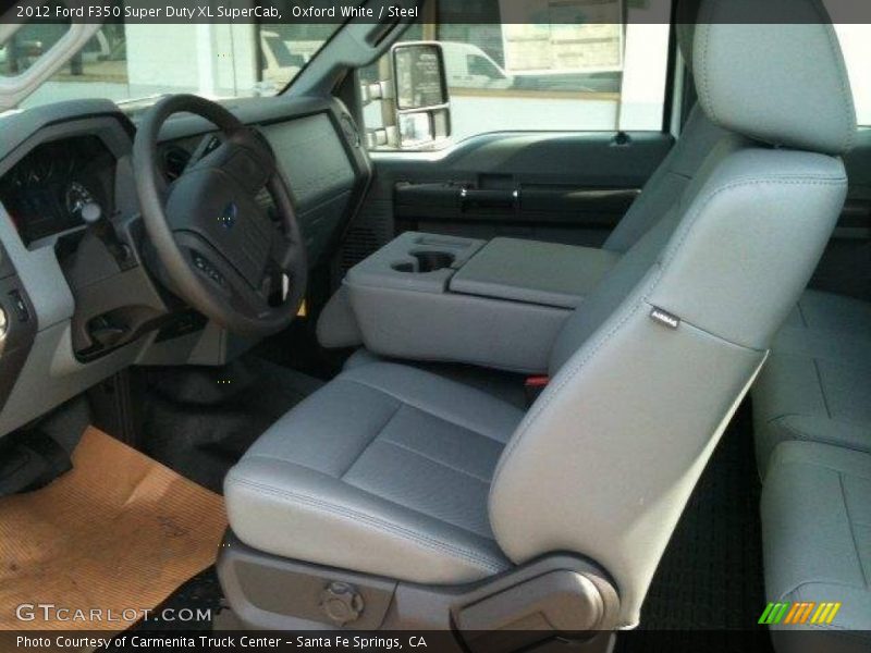 Oxford White / Steel 2012 Ford F350 Super Duty XL SuperCab