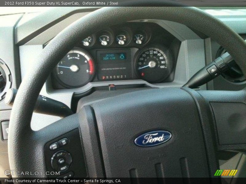 Oxford White / Steel 2012 Ford F350 Super Duty XL SuperCab