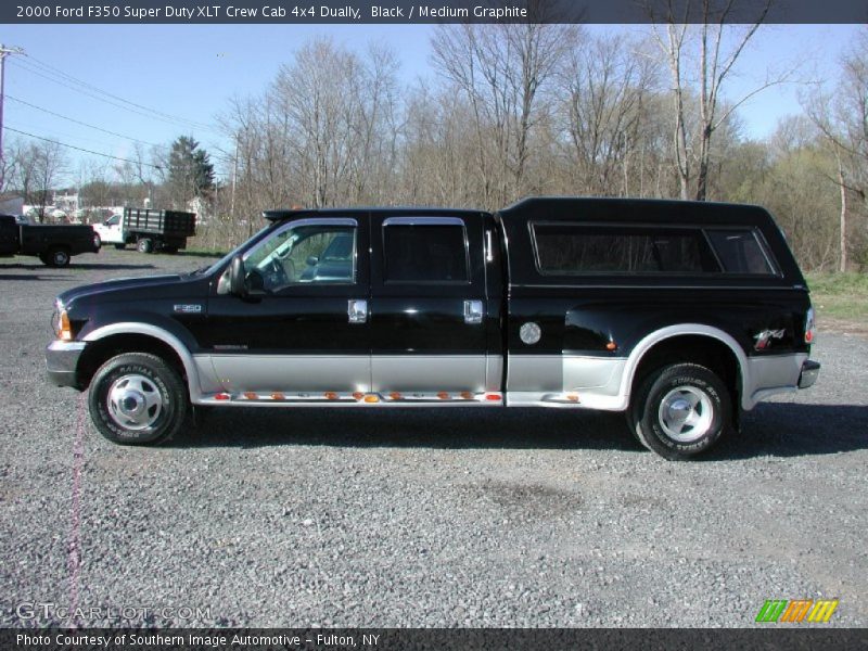 Black / Medium Graphite 2000 Ford F350 Super Duty XLT Crew Cab 4x4 Dually