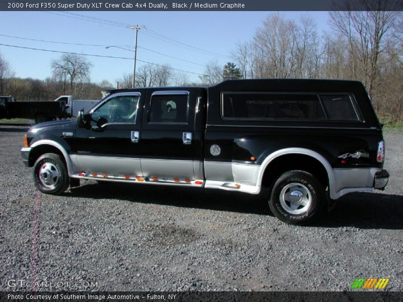 Black / Medium Graphite 2000 Ford F350 Super Duty XLT Crew Cab 4x4 Dually