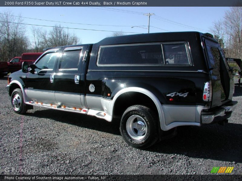 Black / Medium Graphite 2000 Ford F350 Super Duty XLT Crew Cab 4x4 Dually