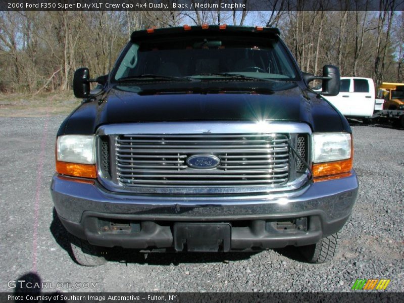 Black / Medium Graphite 2000 Ford F350 Super Duty XLT Crew Cab 4x4 Dually