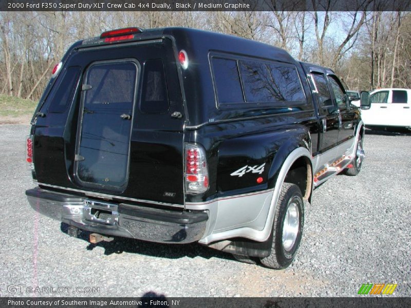 Black / Medium Graphite 2000 Ford F350 Super Duty XLT Crew Cab 4x4 Dually
