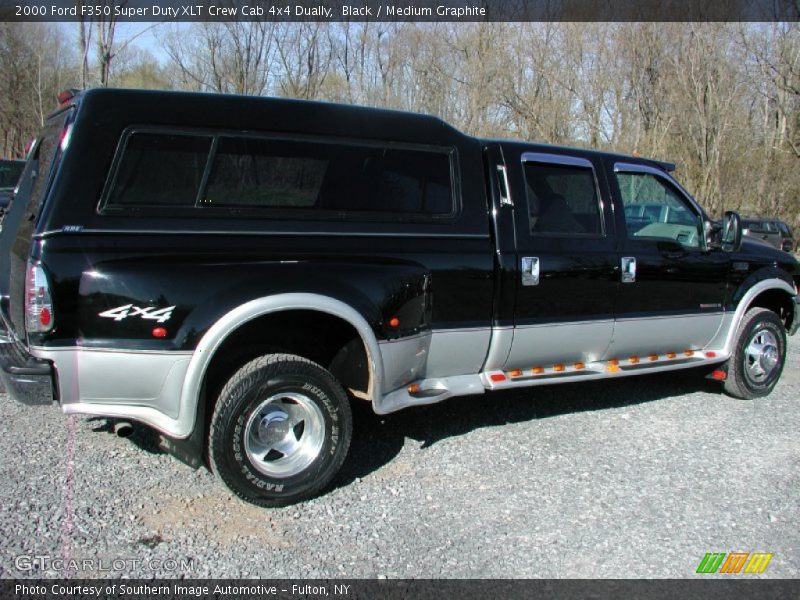 Black / Medium Graphite 2000 Ford F350 Super Duty XLT Crew Cab 4x4 Dually