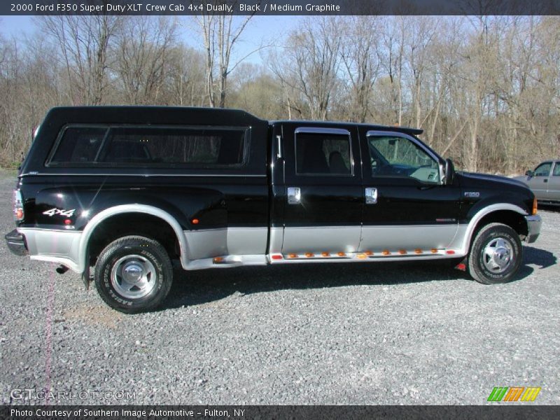 Black / Medium Graphite 2000 Ford F350 Super Duty XLT Crew Cab 4x4 Dually