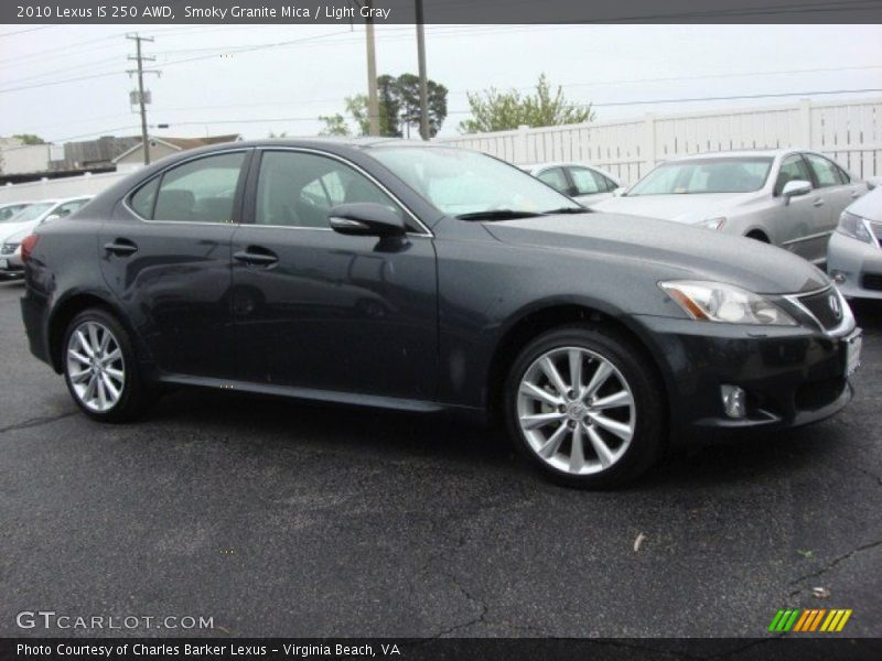Smoky Granite Mica / Light Gray 2010 Lexus IS 250 AWD