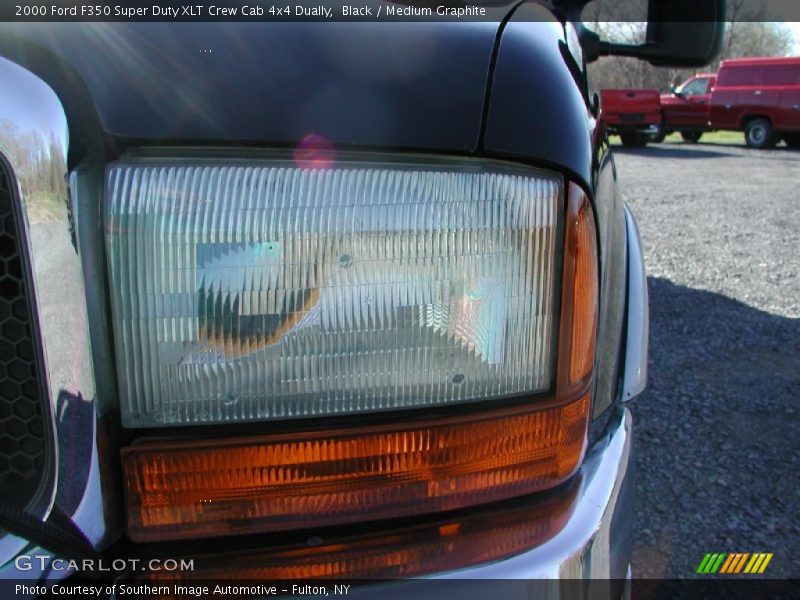 Black / Medium Graphite 2000 Ford F350 Super Duty XLT Crew Cab 4x4 Dually