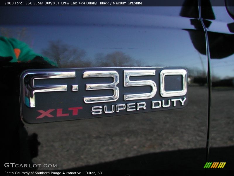 Black / Medium Graphite 2000 Ford F350 Super Duty XLT Crew Cab 4x4 Dually