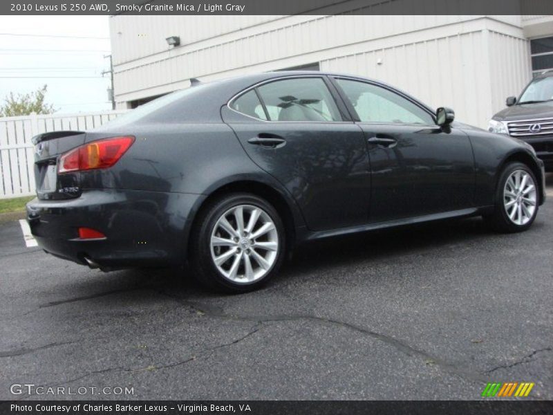 Smoky Granite Mica / Light Gray 2010 Lexus IS 250 AWD