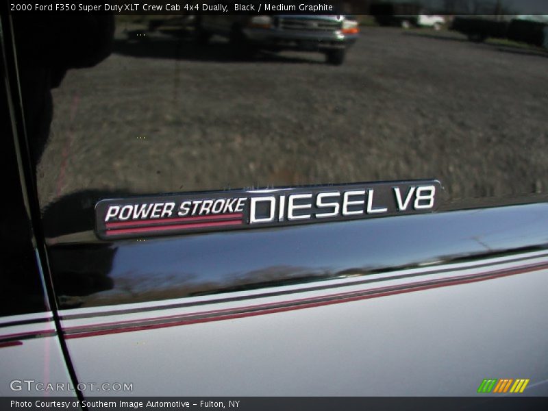 Black / Medium Graphite 2000 Ford F350 Super Duty XLT Crew Cab 4x4 Dually