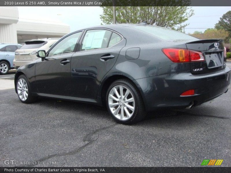 Smoky Granite Mica / Light Gray 2010 Lexus IS 250 AWD