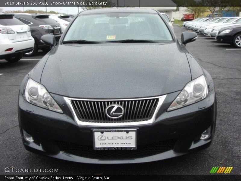 Smoky Granite Mica / Light Gray 2010 Lexus IS 250 AWD
