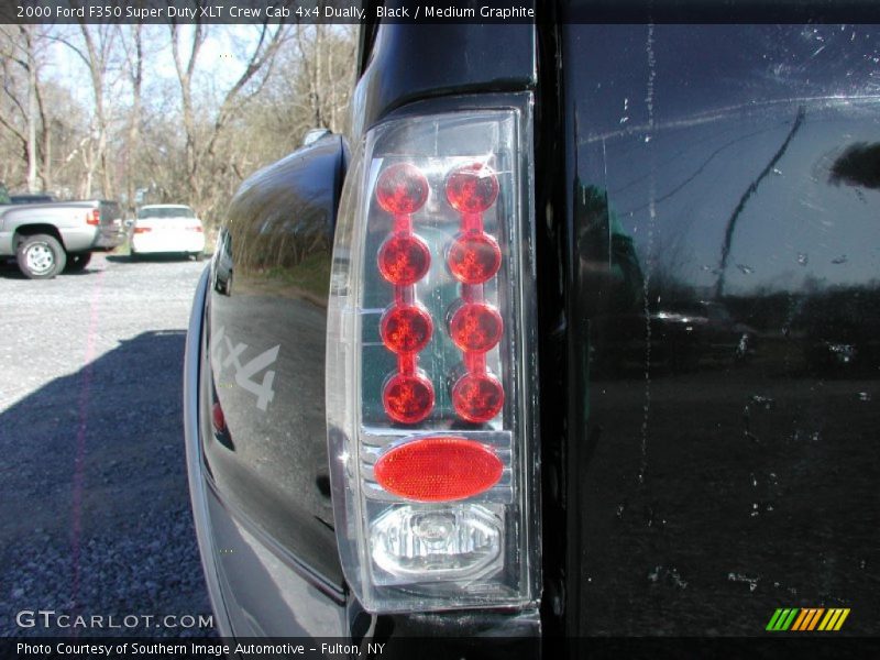 Black / Medium Graphite 2000 Ford F350 Super Duty XLT Crew Cab 4x4 Dually