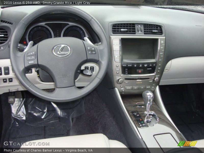 Smoky Granite Mica / Light Gray 2010 Lexus IS 250 AWD