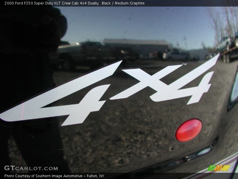 Black / Medium Graphite 2000 Ford F350 Super Duty XLT Crew Cab 4x4 Dually