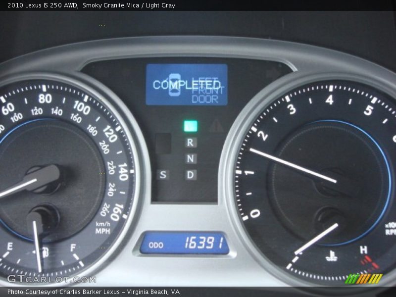 Smoky Granite Mica / Light Gray 2010 Lexus IS 250 AWD