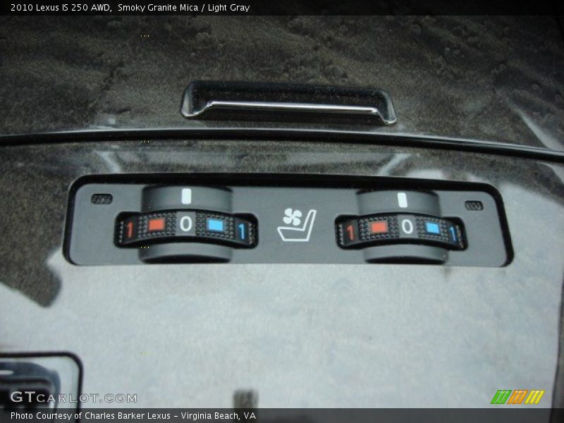 Smoky Granite Mica / Light Gray 2010 Lexus IS 250 AWD