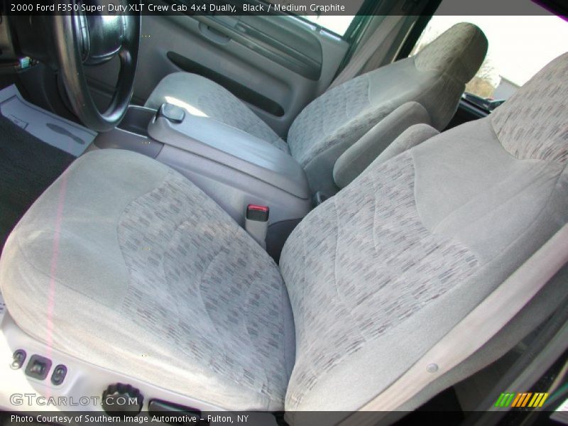 Black / Medium Graphite 2000 Ford F350 Super Duty XLT Crew Cab 4x4 Dually