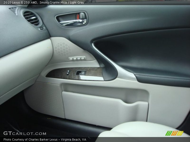 Smoky Granite Mica / Light Gray 2010 Lexus IS 250 AWD
