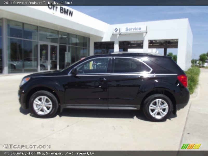 Black / Jet Black 2011 Chevrolet Equinox LT