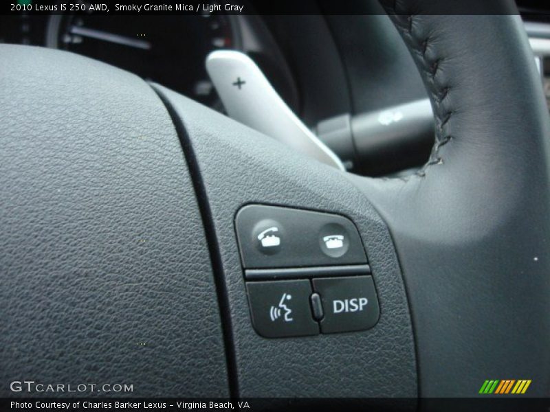 Smoky Granite Mica / Light Gray 2010 Lexus IS 250 AWD