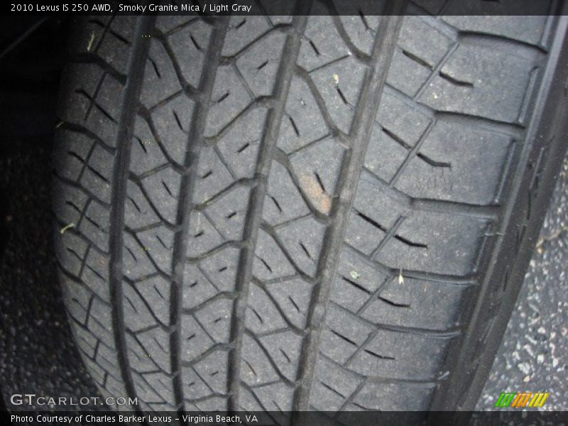 Smoky Granite Mica / Light Gray 2010 Lexus IS 250 AWD