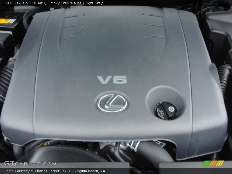 Smoky Granite Mica / Light Gray 2010 Lexus IS 250 AWD