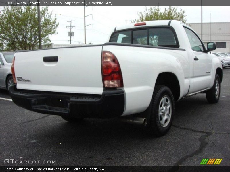 Super White / Graphite Gray 2006 Toyota Tacoma Regular Cab