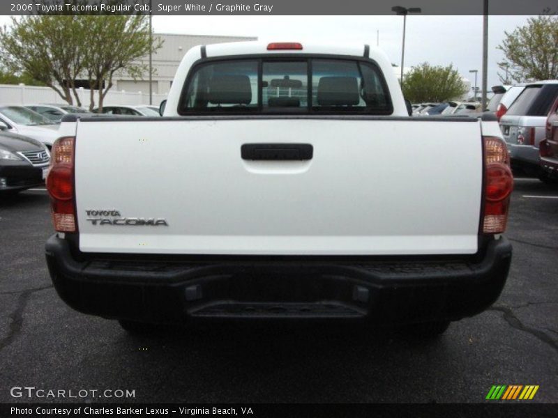 Super White / Graphite Gray 2006 Toyota Tacoma Regular Cab